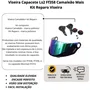 Viseira Capacete Ls2 Ff358 Camaleão Mais Kit Reparo