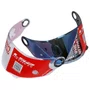 Viseira Capacete Ls2 FF358 Cristal Mais Azul Original