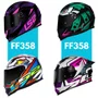 Viseira Capacete Ls2 FF358 Cristal Mais Azul Original
