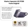 Viseira Capacete Ls2 Ff358 Fume Escuro Original Fw3 Linha Gt