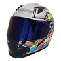 Viseira Capacete Ls2 Ff358 Fw3 Gt Helt Strad Azul