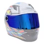 Viseira Capacete Ls2 Ff358 Revo Azul Iridium Polarizada