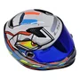 Viseira Capacete Ls2 Ff358 Revo Azul Iridium Polarizada