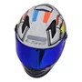 Viseira Capacete Ls2 Ff358 Revo Azul Iridium Polarizada