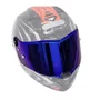 Viseira Capacete Ls2 Ff805 Thunder Revo Azul