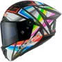 Viseira Capacete Ls2 Ff805 Thunder Revo Vermelha Dia E Noite
