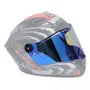 Viseira Capacete Ls2 Thunder Ff805 Revo Azul Light Dia Noite