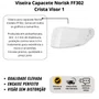 Viseira Capacete Norisk FF302 Cristal