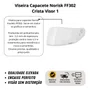 Viseira Capacete Norisk Ff302 Texx Wing Cristal Polivisor