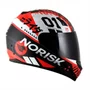 Viseira Capacete Norisk FF391 Razor Cristal e Viseira Fume
