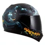 Viseira Capacete Norisk Ff391 Razor Revo Azul e Viseira Fume