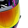 Viseira Capacete Norisk Ff391 Razor Revo Vermelha Dia E Noit