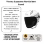 Viseira Capacete Norisk Neo Fumê