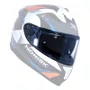 Viseira Capacete Norisk Strada Racer1 RC2 Cristal Polivisor