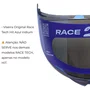 Viseira Capacete Race Tech Hit Azul Iridium