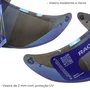 Viseira Capacete Race Tech Hit Azul Iridium