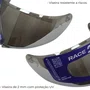 Viseira Capacete Race Tech Hit Cromada Iridium