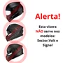 Viseira Capacete Race Tech Hit Fumê Light