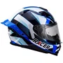 Viseira Capacete Racer1 Rc1 Revo Azul Dia E Noite