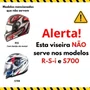 Viseira capacete shark S500 Air Rsf21 Rsf3 Polivisor Fumê