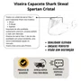 Viseira Capacete Shark Skwal Spartan Cristal