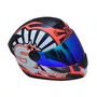 Viseira Capacete Shark Skwal Spartan Revo Azul